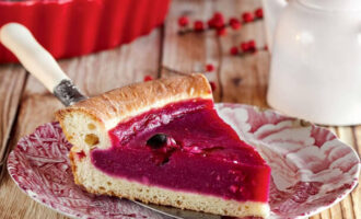 Пирог с клюквой «Как у бабушки» – пошаговый рецепт с фото