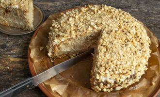 Арахисовый торт – пошаговый рецепт с фото